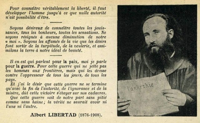 Postkarte - Albert Libertad